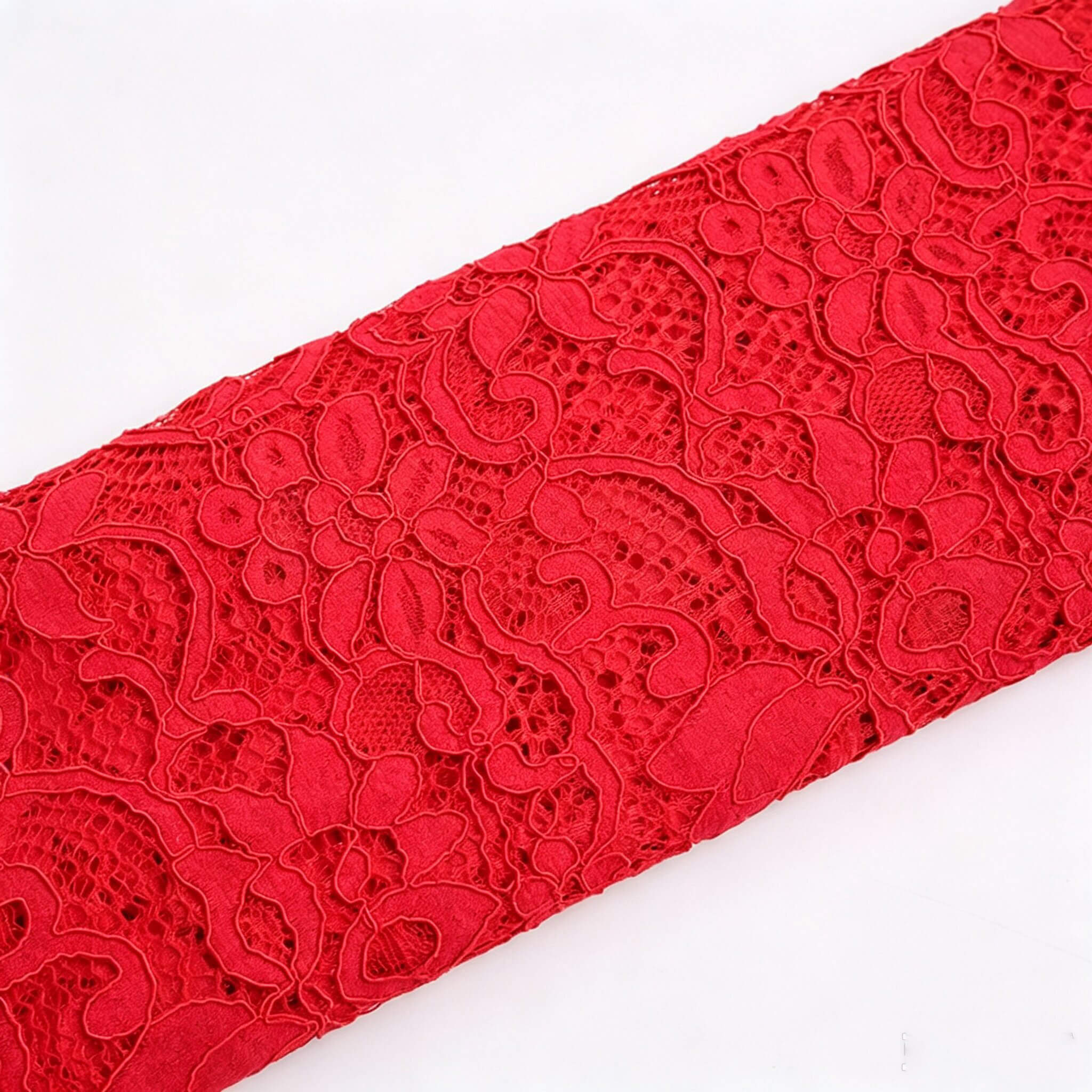 Dress Eyelash Cutwork Nylon Lace Fabric for Women's Wear Wholesale Sup 11